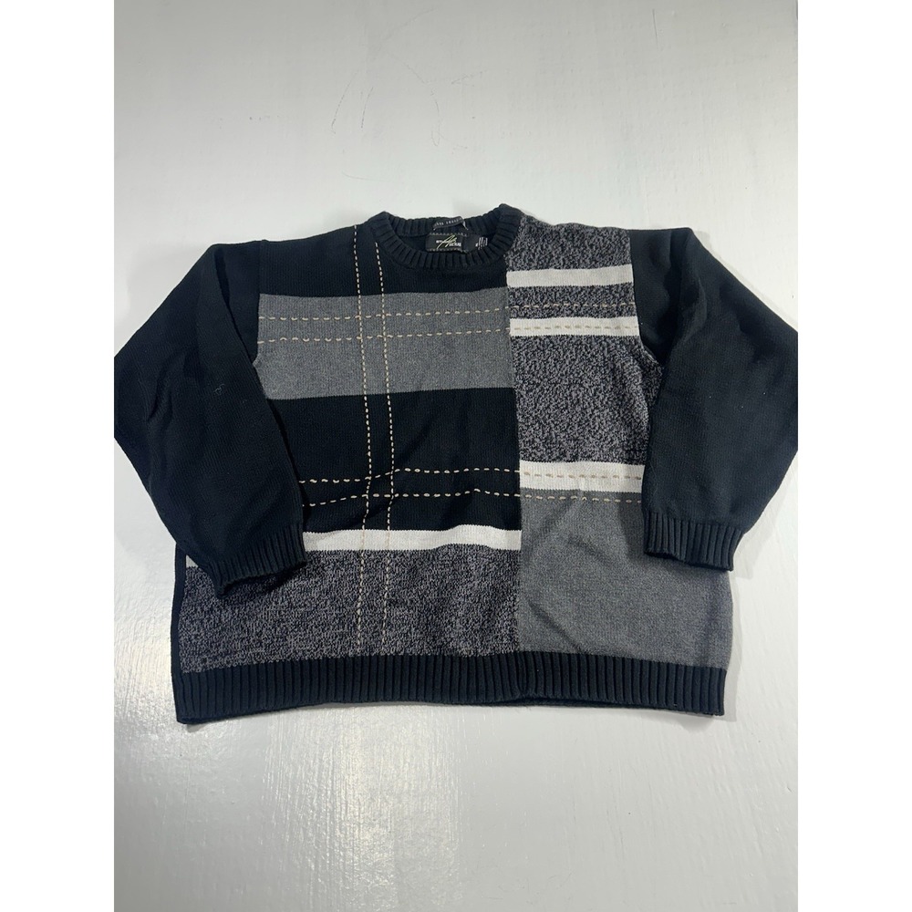 Mens Studio Bill Blass Sweater 100% Cotton Long Sleeve Size XL